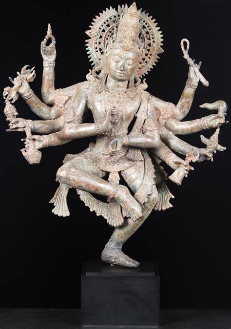 Sold Brass 8 Armed Dancing Shiva Statue 38 Statue Shiva Statue Shiva