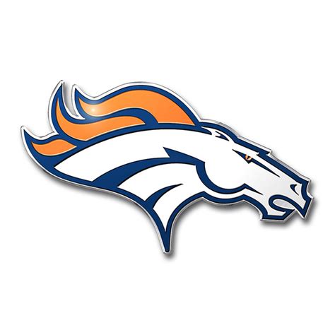 Denver Broncos Color Car Auto Emblem Decal Sticker Blue Penguin Sports