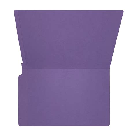 14pt Lavender Folders Full Cut 2 Ply End Tab Legal Size Box Of 50