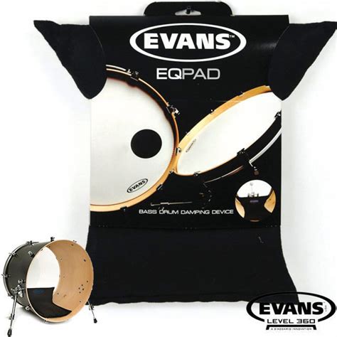 Easily adjustable, it fits through a standard 5 hole. Evans EQ PAD Bass Drum Dampen Pillow Muffling Cushion