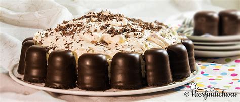 Torten und kuchen haben immer saison. Schokokuss-Torte mit Biskuitteigboden, Kindergeburtstag