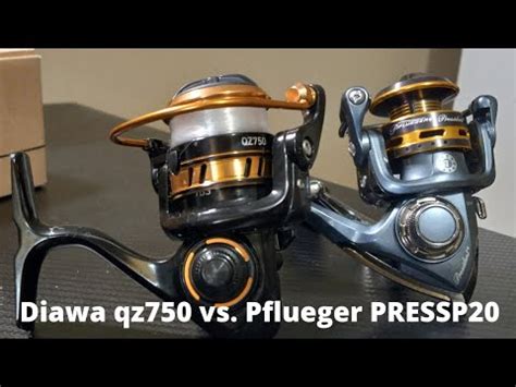 Ultralight Reel Review Diawa QZ750 Vs Pflueger PRESSP20 POBSE
