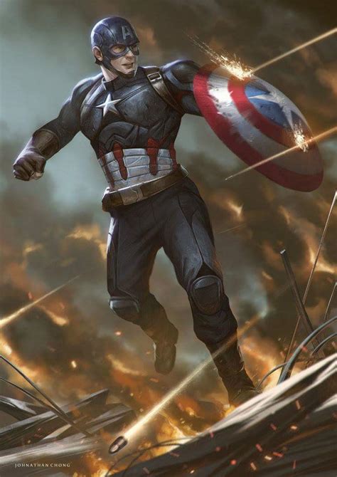 Captain America Fan Art By Jonathan Chang Rmarvelstudios