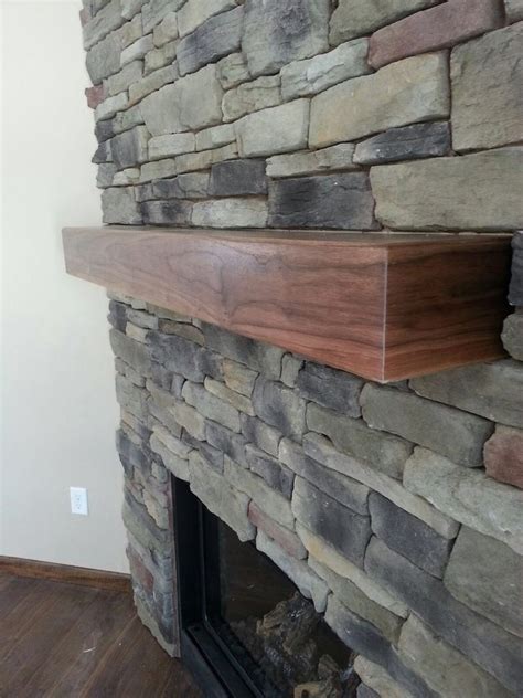 Handmade Walnut Mantel By Custom Woodgrains