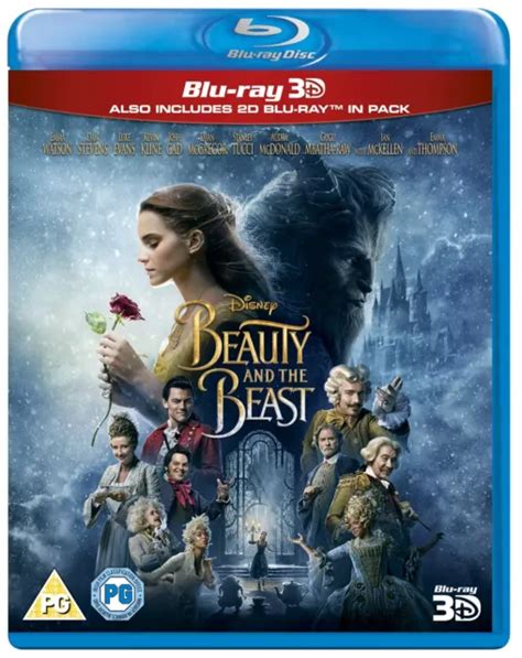 Beauty And The Beast Blu Ray Emma Watson Dan Stevens Luke Evans Uk