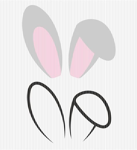 Bunny Ears Svg Easter Bunny Svg Easter Svg Rabbit Ears Svg - Etsy