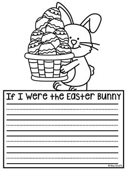 These easter writing prompts cover everything from the true meaning of easter to fun easter bunnies and colourful eggs. Easter Writing Craft Activities No Prep by Miss Giraffe | TpT