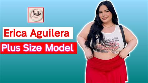 Erika Aguilera 🇺🇸 American Beautiful Plus Size Model Curvy Fashion