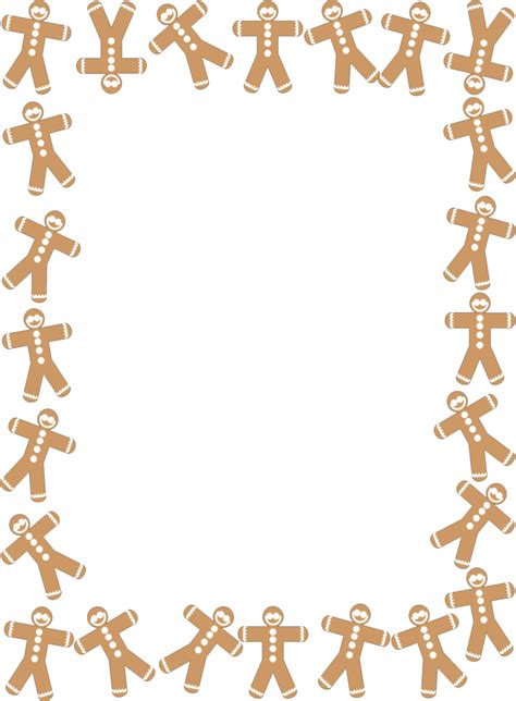 Free Gingerbread Border Cliparts Download Free Gingerbread Border