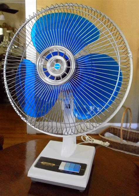 80s Blue Oscillating Fan I Have One Just Like This Oscillating Fans
