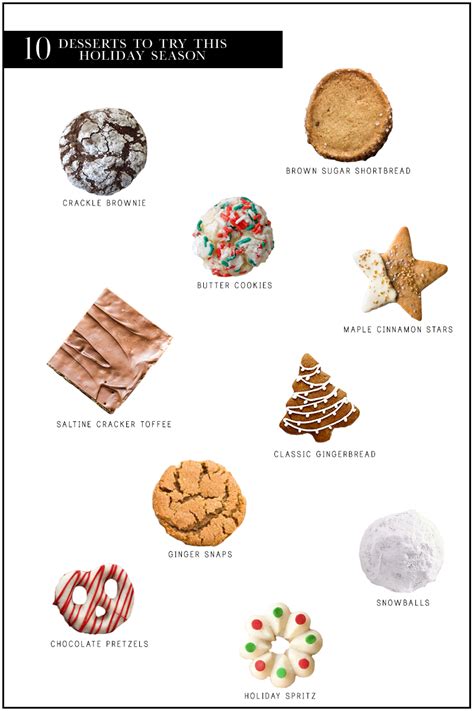 Ten Desserts To Try This Holiday Season Holiday Sweets Treats