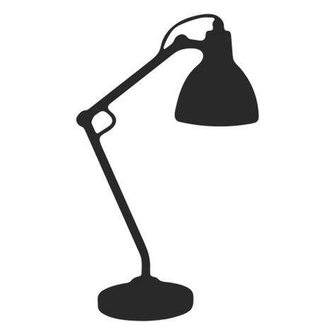 Reading Desk Lamp Silhouette Transparent Png And Svg Vector File