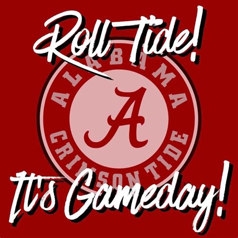 Alabama Crimson Tide Logo Alabama Roll Tide Bama Gameday Alabama