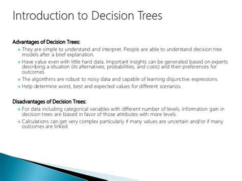 Advantage Vs Disadvantages Decision Tree Data Science Data Nerd