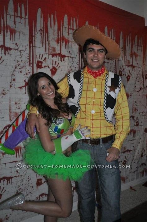 Homemade Couple Costume Sexy Buzz Lightyear And Woody Couples