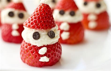 Sweet Treats: Strawberry Cheesecake Santas | A Healthier Michigan