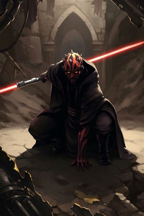 Darth Maul By Lu Tao Star Wars Images Star Wars Art Star Wars Pictures
