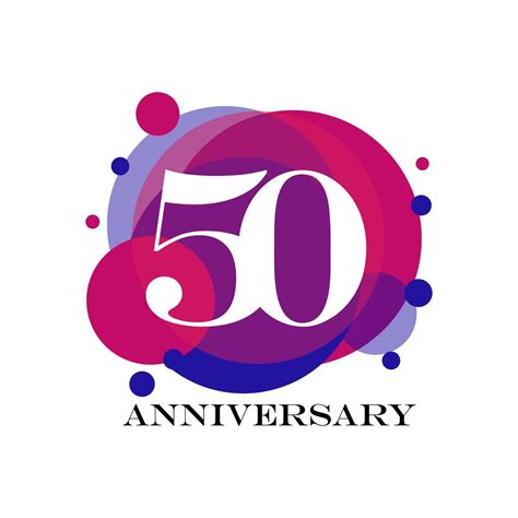 50 Anniversary Celebration Vector Template Design Illustration 2226107