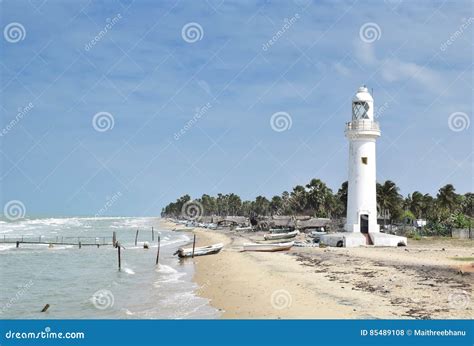 Mannar Island Lighthouse Stock Photo Image Of Architecture 85489108
