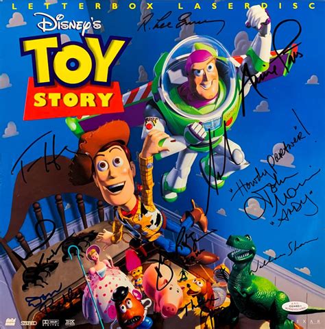Lot Toy Story 1995 Cast Signed Laserdisc