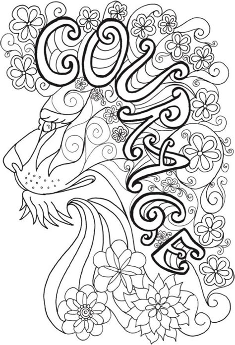 Top quality coloring pages here for children, boys, girls. Download: Inspirational Lion Coloring Page - Stamping