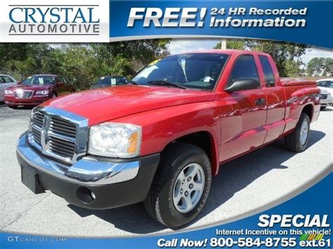 2005 Flame Red Dodge Dakota Slt Club Cab 86780066 Photo 20 Gtcarlot