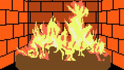 Super 8 Bit Fireplace Geek Art 8 Bit Giphy Animated  Pixel Art