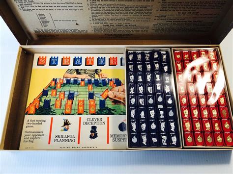 Vintage 1962 Stratego Board Game Complete Set Milton Bradley Etsy