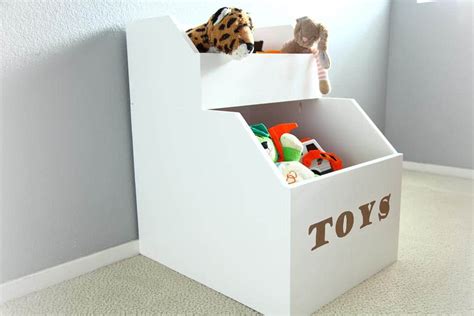 How To Build A Toys Storage Box For Kids Thediyplan