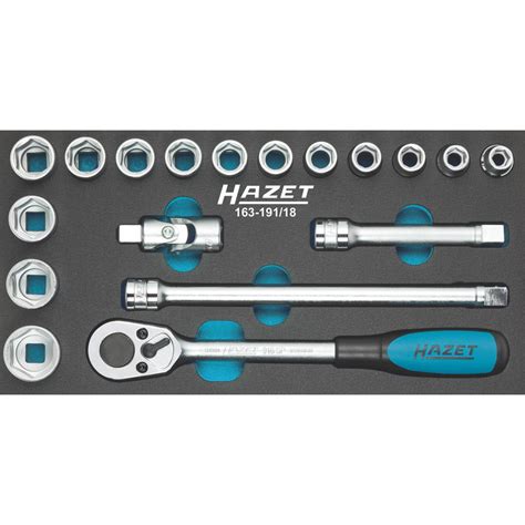 Hazet 163 191 18 Socket Set Tool Modules General Workshop Equipment