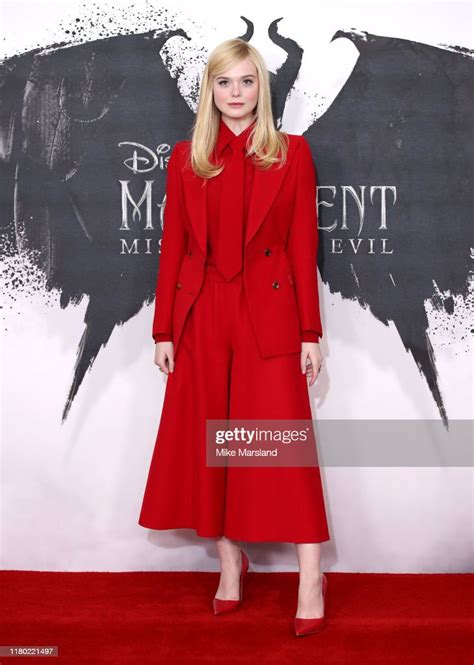 Elle Fanning Attends A Photocall For Maleficent Mistress Of Evil