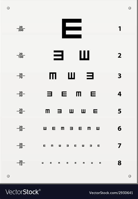 Printable Eye Chart Template Classles Democracy