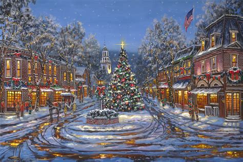 Christmas In Vermont By Robert Finale Cv Art And Frame