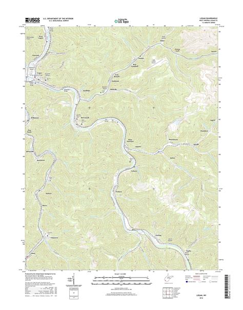 Mytopo Logan West Virginia Usgs Quad Topo Map