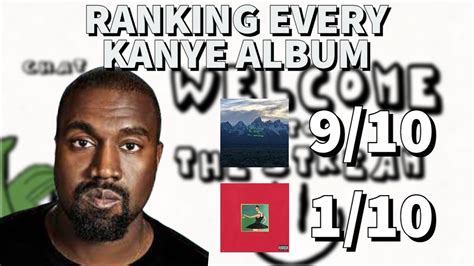 I Ranked Every Kanye Album Youtube
