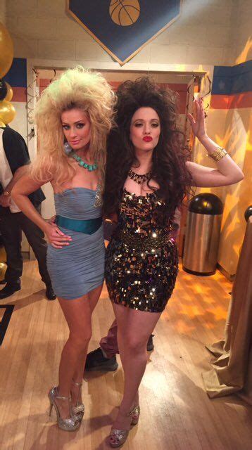 White Trash Party Outfits Beth Behrs Broke Girls Womanless Beauty Max Black Big Hair