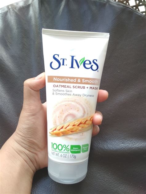 Ives apricot scrub under a microscope! St Ives Oatmeal Scrub Review