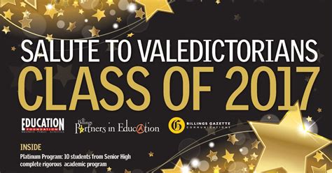 salute to valedictorians — class of 2017
