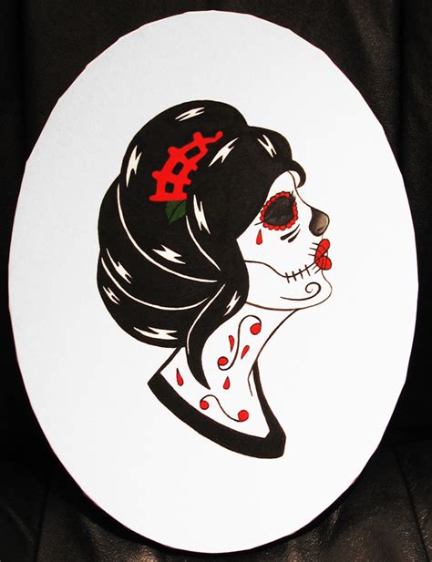 Day Of The Dead Pin Up By Sophie Adamson On Deviantart