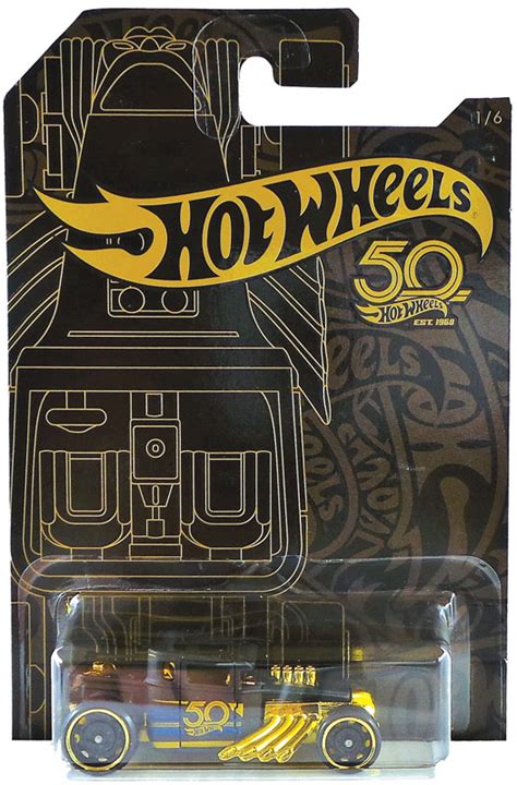 Hot Wheels 50th Anniversary Black And Gold Collection
