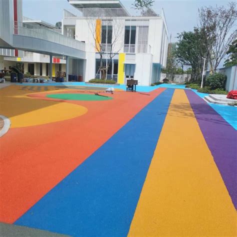 Colorful Epdm Rubber Granules For Playground Green Valley Rubber