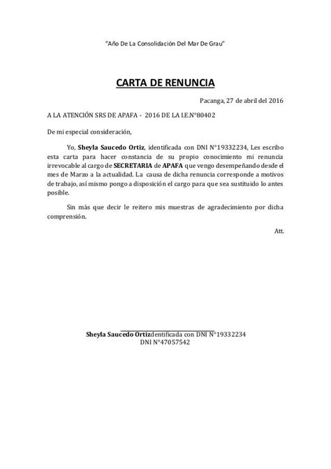 Pin En Ejemplos De Carta De Renuncia Vrogue