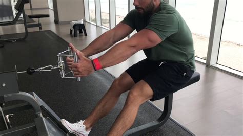 Seated Cable Row Stretch Fd Fitness Youtube