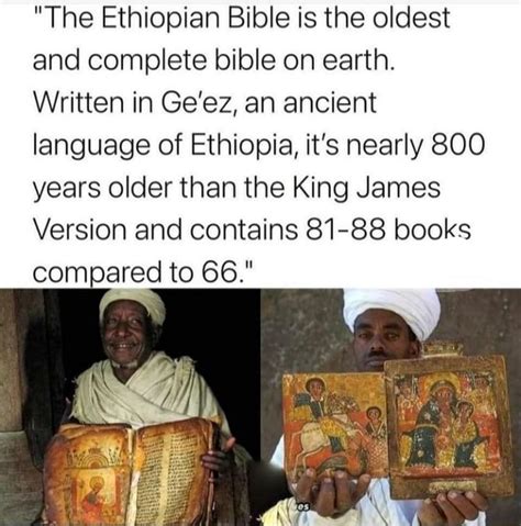 The Ethiopian Bible Is The Oldest And Complete Bible On Earth Written