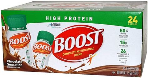 Boost High Protein Chocolate Sensation Nutritional Drink 24 Bottles