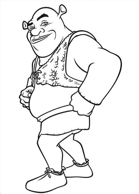 Coloring Pages Of Shrek