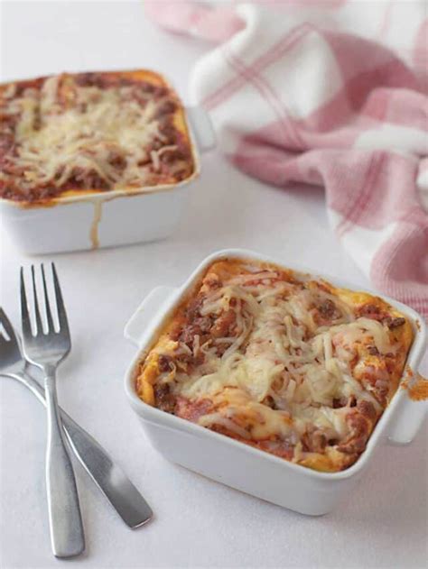 Single Serving Individual Lasagna Little Bit Recipes