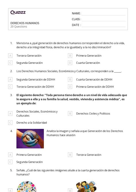 50 Derecho Cívico Hojas De Trabajo Para Grado 4 En Quizizz Gratis E