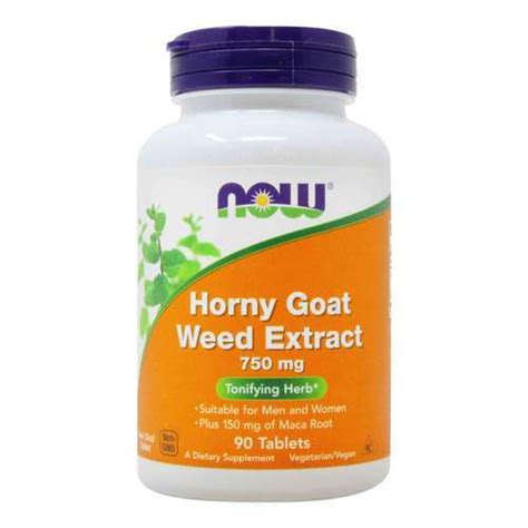 Now Foods Horny Goat Weed Extract 90 Tablets