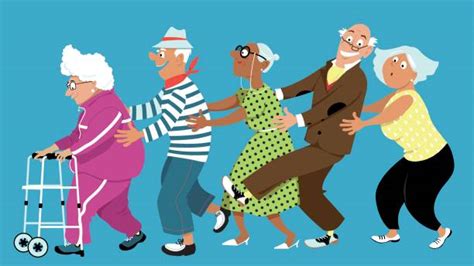 Active Seniors Illustrations Royalty Free Vector Graphics And Clip Art